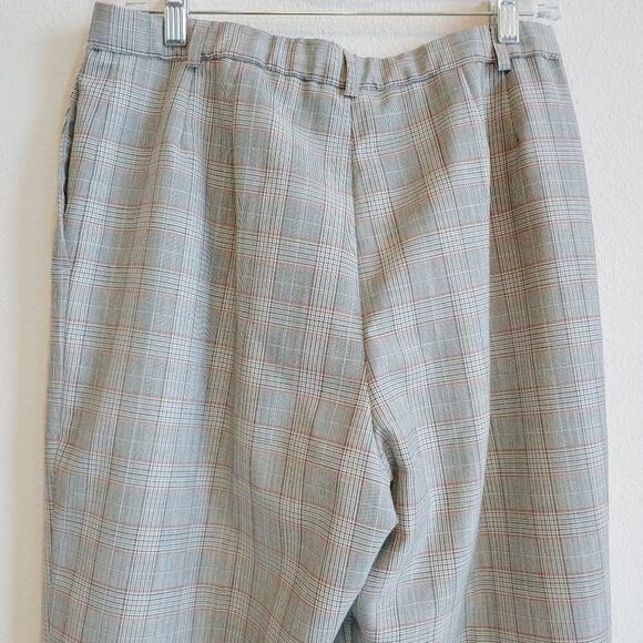 Pendleton Women's Virgin Wool Plaid Contemporary Career Pants Sz 10 - Picture 5 of 6